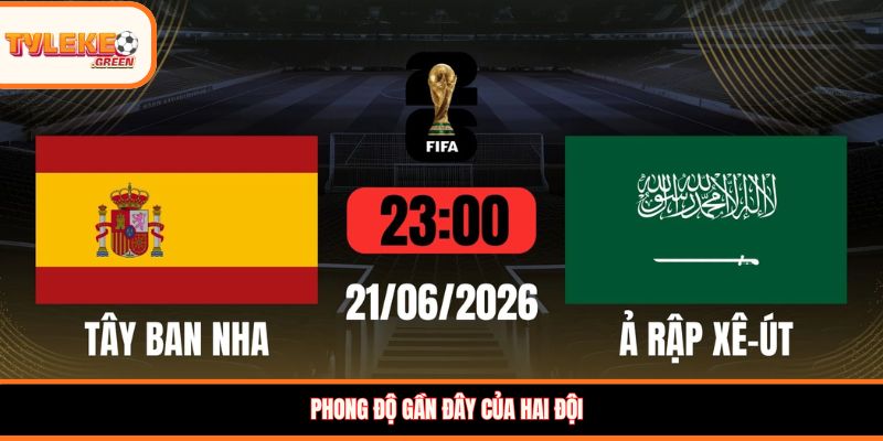 Phong độ gần đây của hai đội
